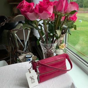 Hobo Convertible Leather Pouch Crossbody/Waist Bag